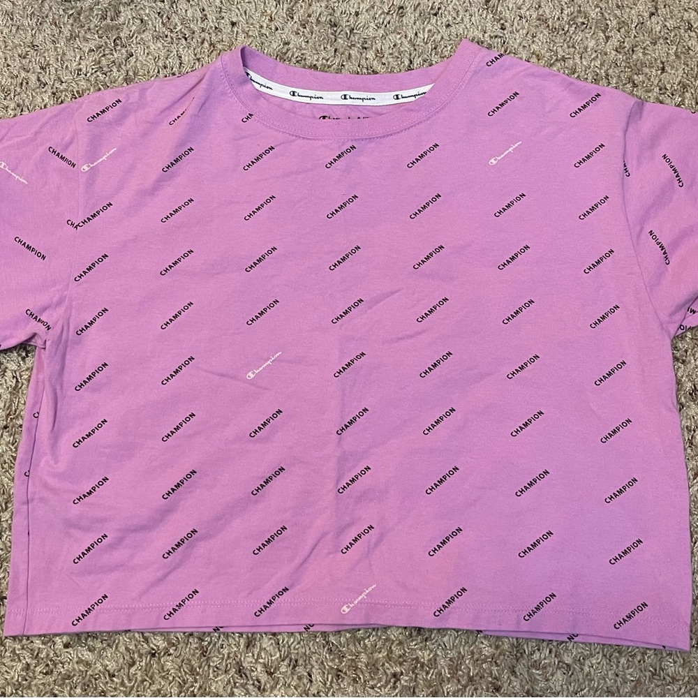 Champion Pink Logo T-Shirt